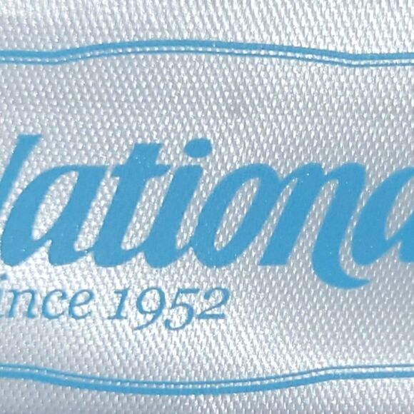 🌴National Since 1952 Vintage House Coat Red Nautical - Picture 2 of 7